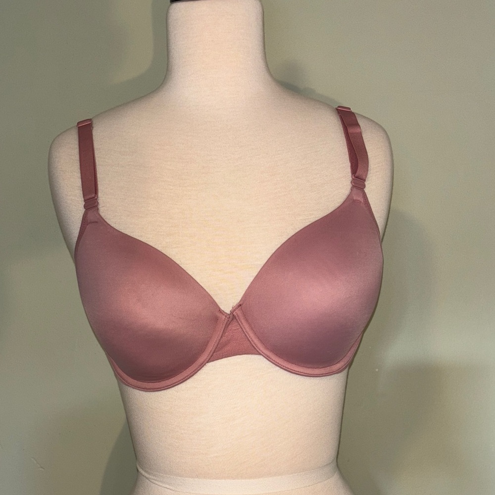 WARNERS Elegant Mauve pink Underwire maternity nursing Bra size 34C
